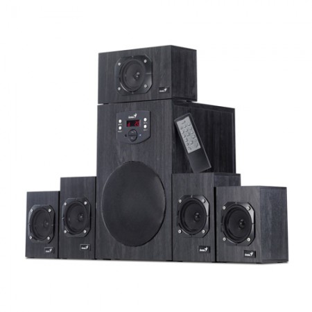 GENIUS SW-HF5.1 5.1 Sistem 4500 BlackWood 125W