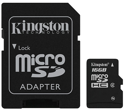 Kingston 16GB + SD adapter SDC4/16GB