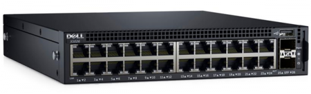 DELL Networking X1026P 24port + 2 SFP Managed Smart PoE switch + Rack Mount