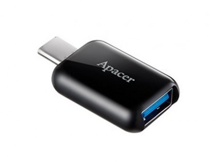 APACER Adapter A611 OTG USB 3.0 tip C (M) - USB 3.1 tip A (F) crni