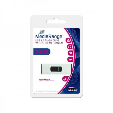 MEDIARANGE GERMANY USB FLASH MEMORIJE 64GB/3.0/MEDIARANGE/MR917 (UFMR917/Z)