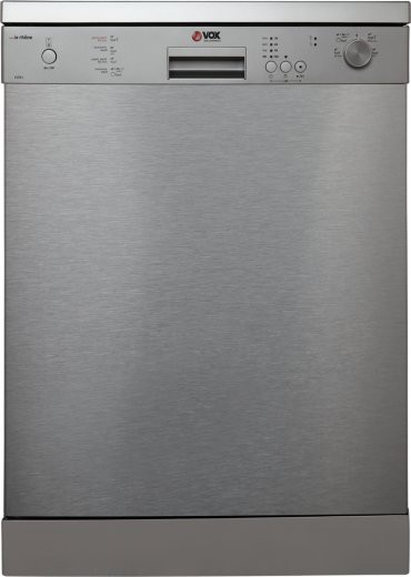 VOX LC22IX 60 cm, A+AA klasa, odlozen start, pola pranja, INOX za 12 kompleta