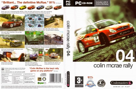 Codemasters PC Colin McRae Dirt 4