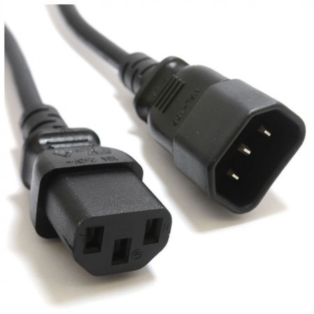 Power Extension Cable for UPS, C13-C14 ( AK-440201-018-S ) 