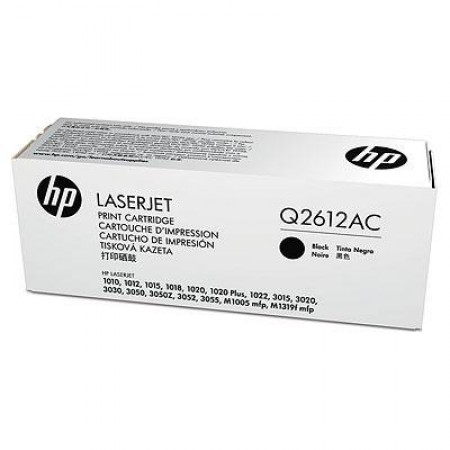 HP PPU No. 12A Black LaserJet Toner Cartridge 1020/1022/3015/3020/3030/3055 [Q2612AC]