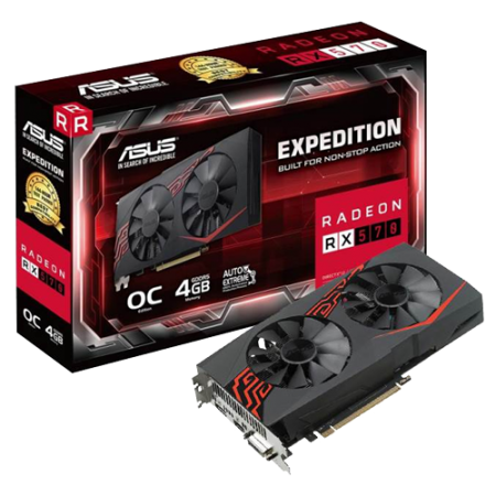 Asus AMD RX 570 4GB 256bit EX-RX570-O4G