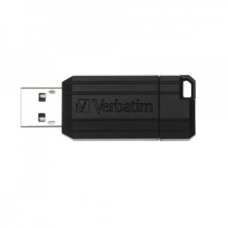 VERBATIM USB FLASH MEMORIJE 64GB 2.0 PINSTRIPE BLACK 49065 (UFV49065/Z)
