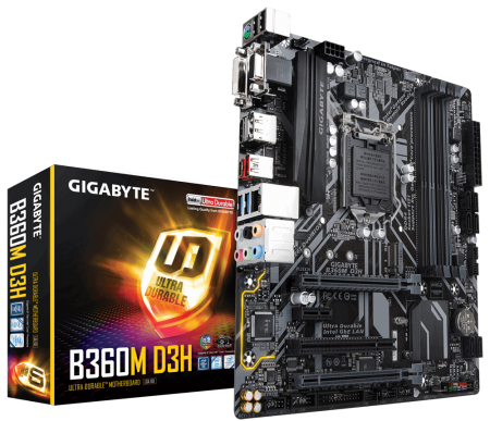 1151 GIGABYTE B360M D3H rev.1.0