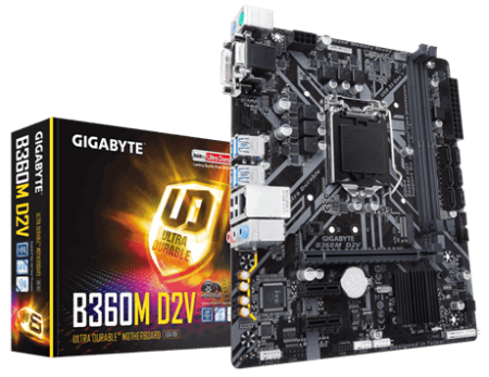 1151 GIGABYTE B360M D2V rev.1.0