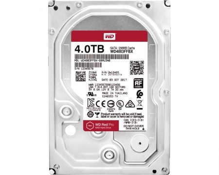 WD 4TB 3.5 SATA III 256MB 7.200 WD4003FFBX Red Pro