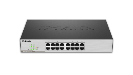 D-Link DlinkGO 16-Port Gigabit 10/100/1000Mbps Desktop Switch