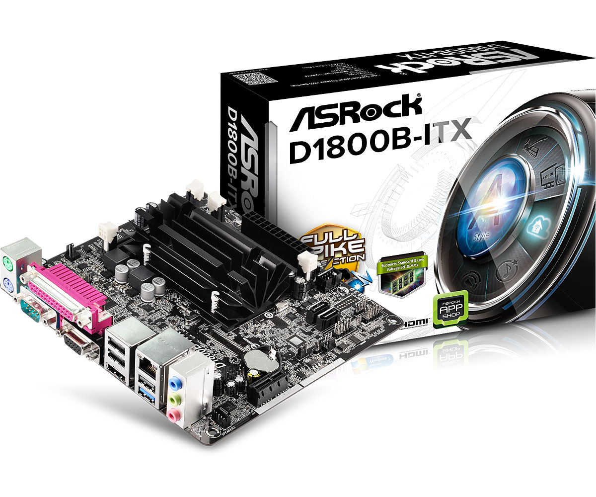 1170 ASRock D1800B-ITX MB+CPU