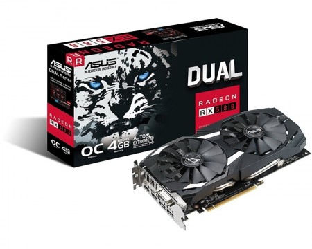 ASUS AMD Radeon RX 580 4GB OC DUAL-RX580-O4G