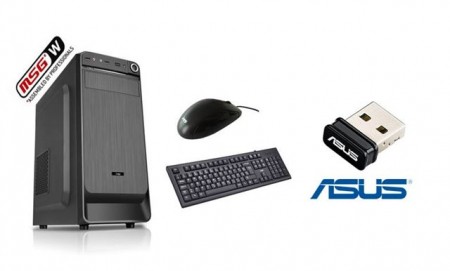 MSG-B ORION 202 Intel Celeron J1800 4GB 500GB Intel HD MidiTower  + Asus Wireless USB-N10