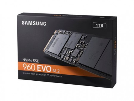 SAMSUNG (MZ-V6E1T0BWEU) M.2 1TB 960 Evo, 2280 PCIe SSD 