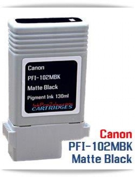 Canon Dye Ink Tank PFI-102 Matt Black za iPF605/iPF610/iPF670/iPF750/iPF760/iPF765,130ml