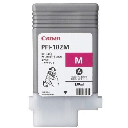 Canon Dye Ink Tank PFI-102 Magenta za iPF605/iPF610/iPF670/iPF750/iPF760/iPF765,130ml