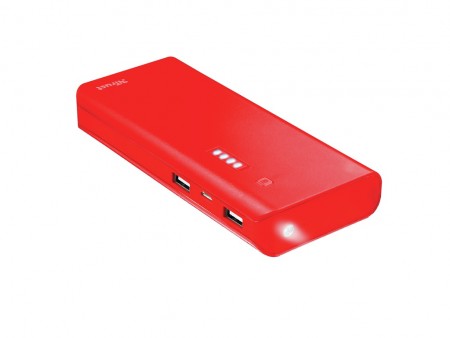 Trust Primo Summer Power Bank 10000 prenosivi punjac crveni