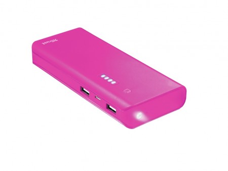 Trust Primo Summer Power Bank 10000 prenosivi punjac pink