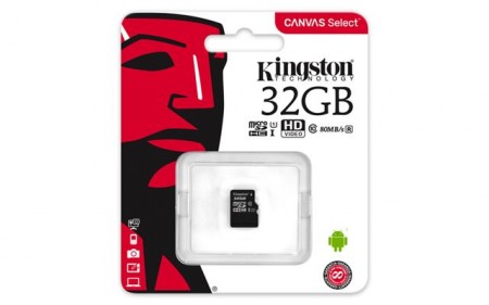Kingston UHS-I MicroSDHC 32GB SDCS32GBSP bez adaptera