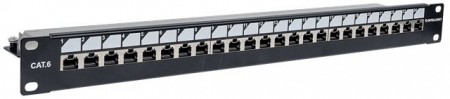 Intellinet (720564) 19 CAT.6 24 porta patch panel UTP 