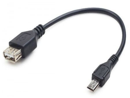Gembird A-OTG-AFBM-03 USB OTG AF to Micro BM cable, 0.15 m