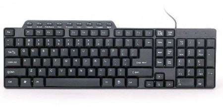 Gembird KB-UM-104 Multimedijalna tastatura US layout black USB(346)