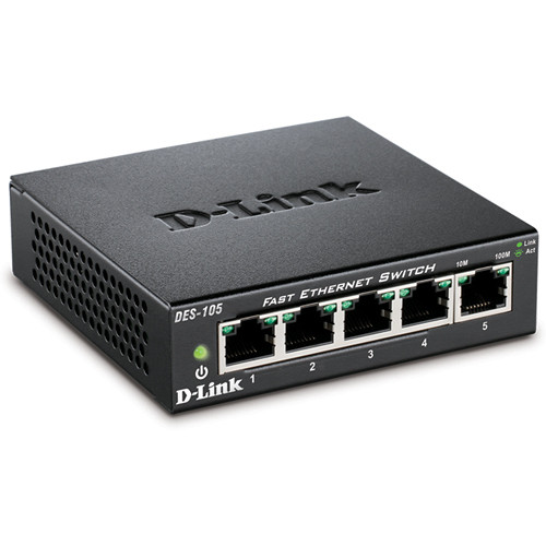 D-LINK DES-105 5-Port Switch