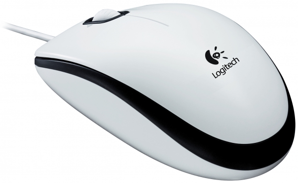 Logitech M100, white mouse /high- definiton optical tracking ( 1000dpi )