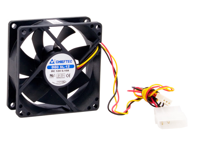 CHIEFTEC Ventilator AF-0825S 80mm x 80mm x 25mm