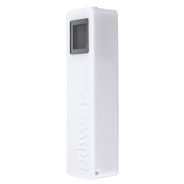 Box 10 power bank 2600mAh USB&USB micro kabl White