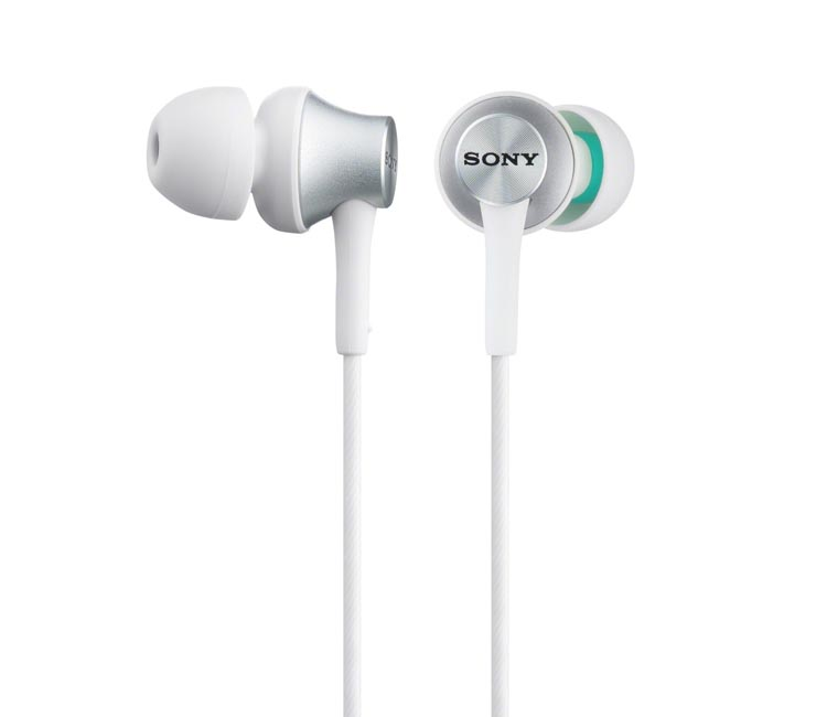 SONY slušalice MDR-EX110LPW white