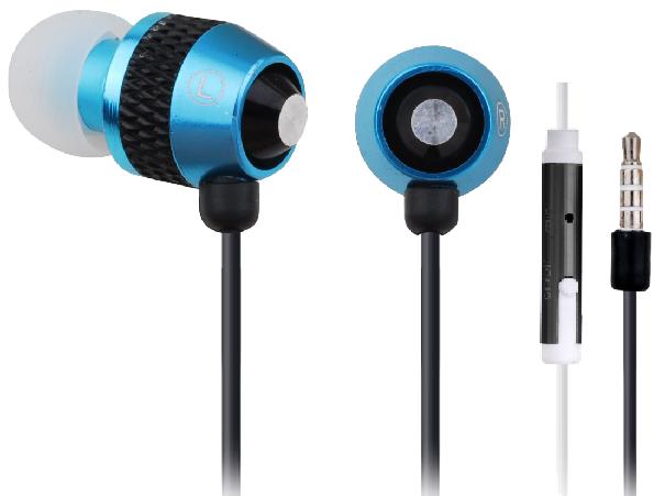 GEMBIRD MHS-EP-002 Metal earphones with microphone and volume control 1x3,5mm smartphone plug