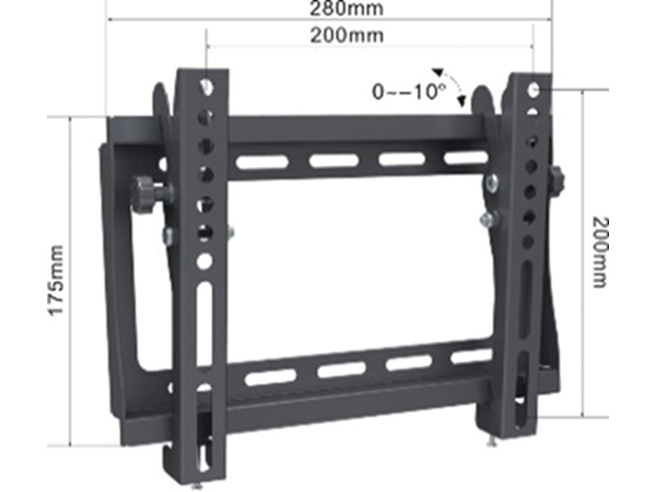 Alpha Support Tilt 1742 nosac za TV 17- 42,do 30kg, crn 