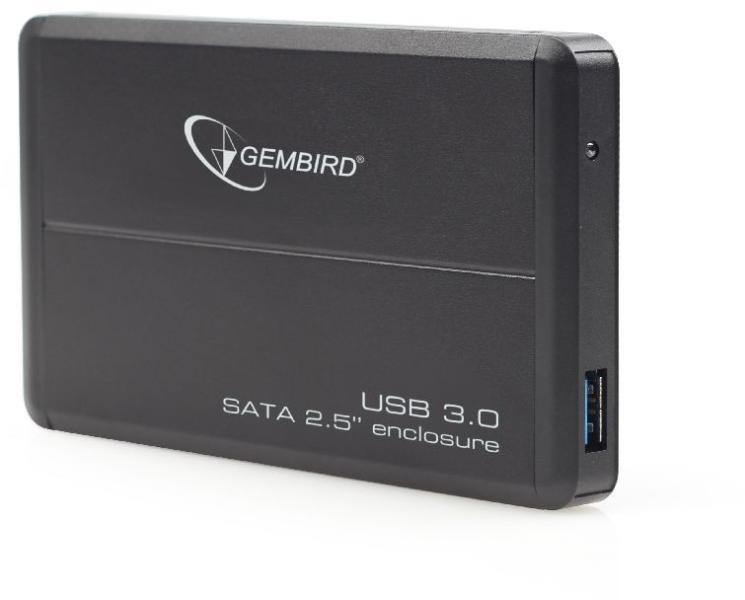 GEMBIRD EE2-U3S-2 Eksterni HDD rack za 2.5 hard diskove SATA disk na USB 3.0-2.0-1.1 CRNI