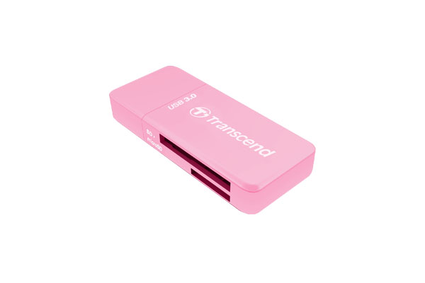 Transcend TS-RDF5R Card reader USB3.0, SDMicroSD SDHC, SDXC, Pink