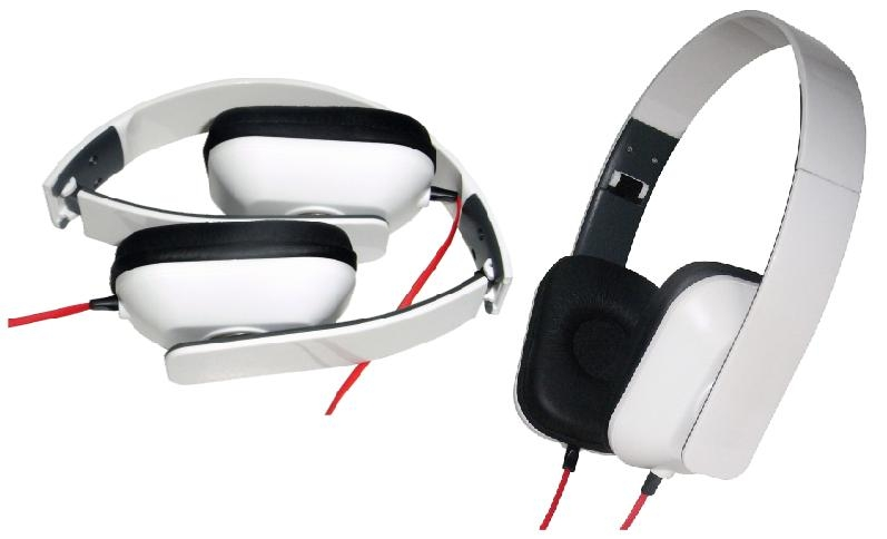Gembird MHP-FCO-GW white folding stereo headphones