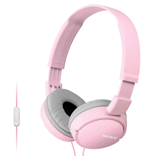 SONY slušalice MDR-ZX110APP pink sa mikrofonom