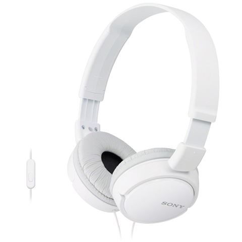 SONY slušalice MDR-ZX110APW white sa mikrofonom