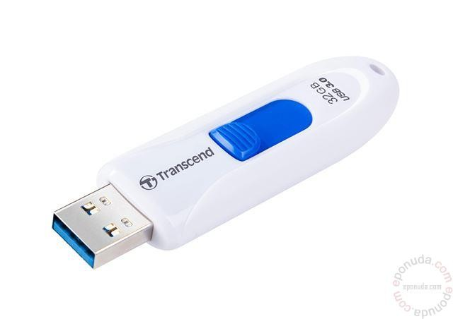 Transcend JetFlash 790W TS32GJF790W 32 GB USB3.0 90/25 MB/s White/Blue