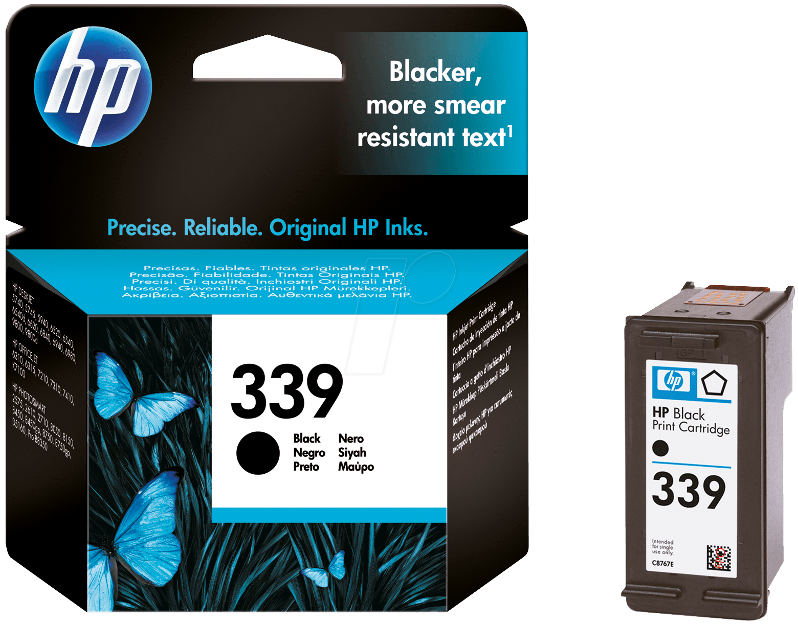 HP B/C (C8767E) - br.339 za DeskJet 5740,5940,6840,6940,6980,9800,9800d, Office jet 6310,7110,7210