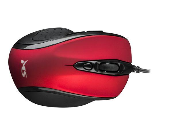 MS WAVE 2 crveni žičani optički miš