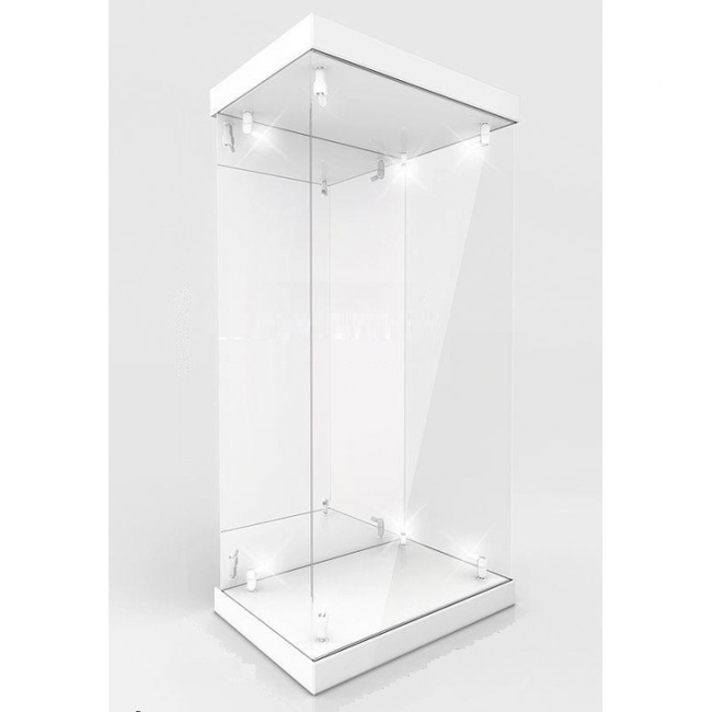 Master Light House Acrylic Display Case with Lighting for Mini Figures (black)