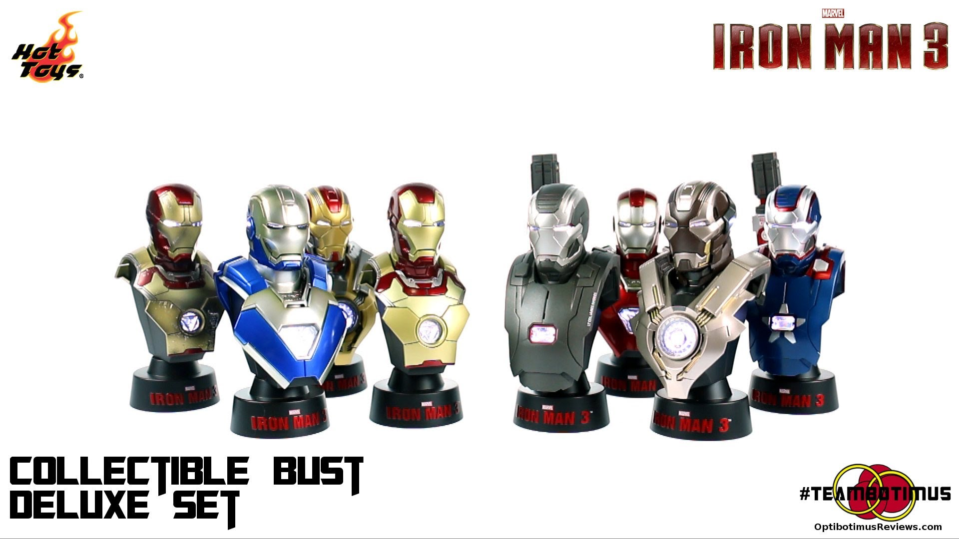 Iron Man 3:  Deluxe 1:6 scale Collectible Bust Set