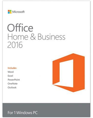 Office Microsoft Home and Business 2016 3264 FPP