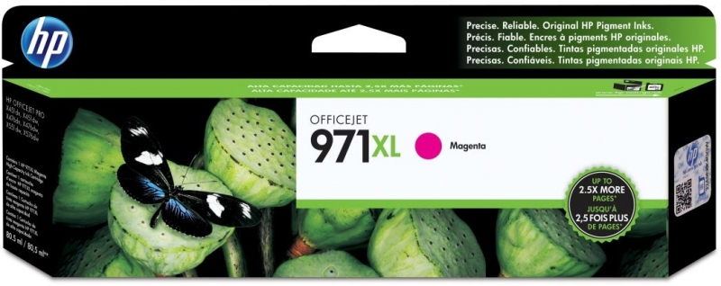 HP No. 971XL Magenta Ink Cartridge za Officejet X451dn/X551dw/X476dn/X576dw CN627AE