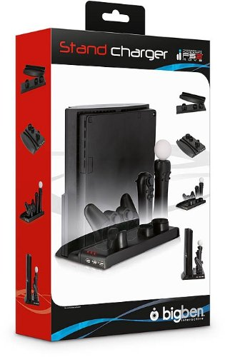 PS3 Stand for Slim Console and Move Charger (Move and DS3 charger)