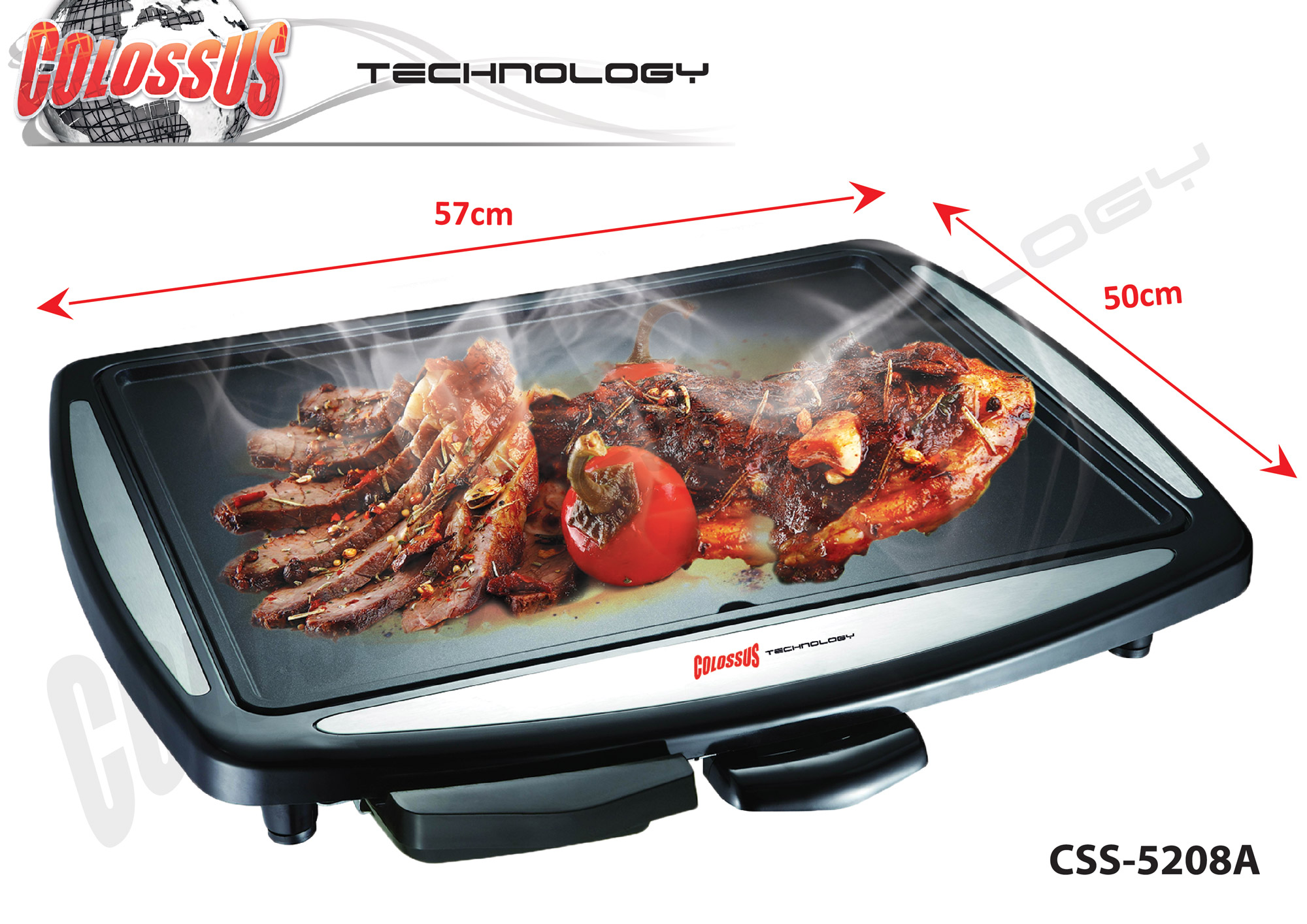 COLOSSUS EL.GRILL PLOČA CSS-5208A