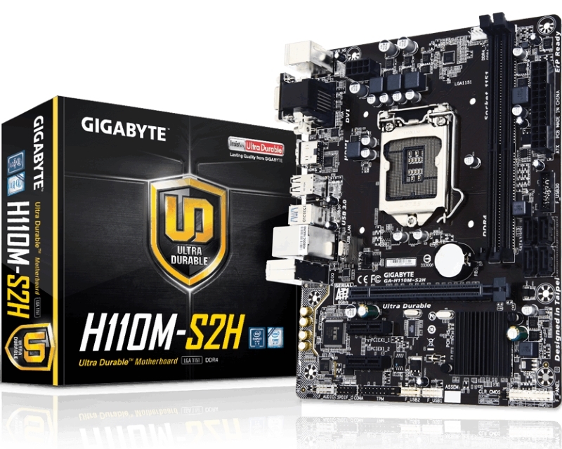 1151 GIGABYTE GA-H110M-S2H