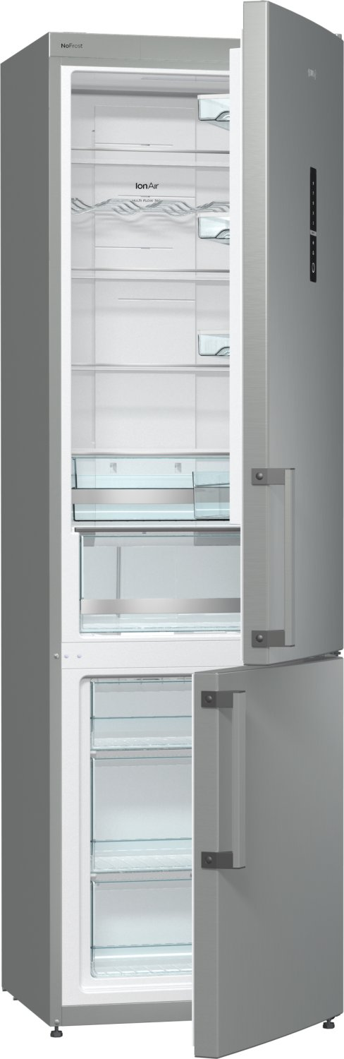 Gorenje NRK6202MX 363l 60x200x64cm Samostalni kombinovani frižider